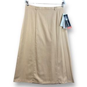 Sag Harbor Womens Midi Skirt Size 14 Tan